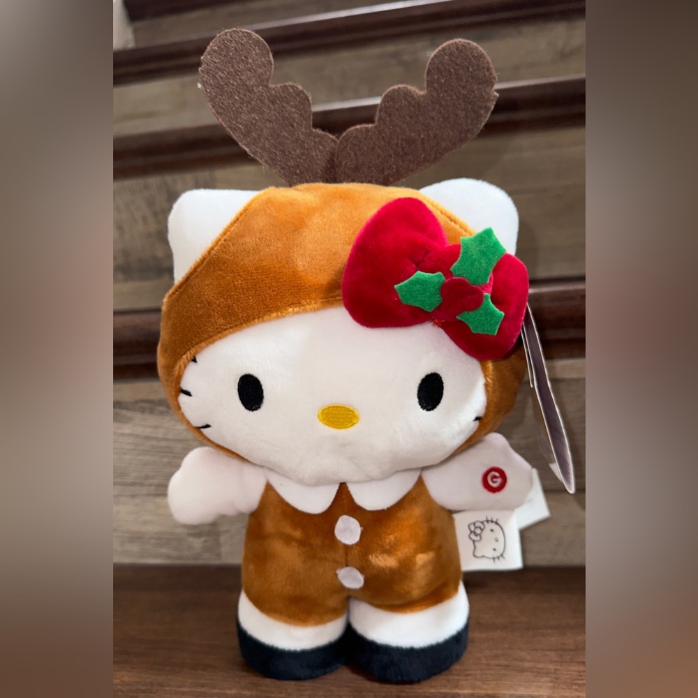 Super Cute 🥰 Hello Kitty in Reindeer Suit Musical and Animated Plush 13” -NEW